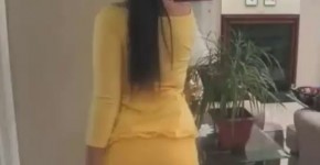 barbie yellow dress ass shaking promo, gifbabes