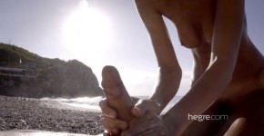 HegreArt Beautiful Tits Charlotta Tantric Beach Massage, orsulimid