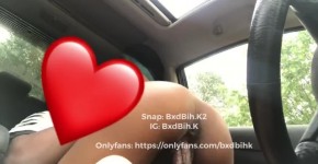 POV Car Sex: Sexy Fat Ass Brownskin 18 Year old Girl Riding Dick in Car, lestofesnd