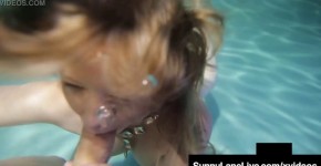 Mouth Fucking Mermaid! Wet Sunny Lane Sucks Cock Underwater!, Ccalid