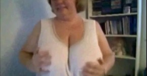 Mature Nancy Playing with Her Boobs on Webcam Free Porn b9 - SuperJizzCams.com, Shawn3