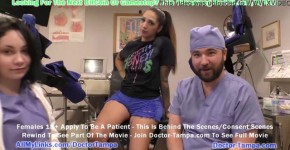 $CLOV - POV - Freshman Latina Stefania Mafra Gets Mandatory New Student Physical & Gyno Exam From Doctor Tampa & Nurse L