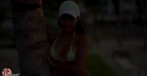 Cecilia Carrillo Micro Bikini Videoshoot, NoNudeModels