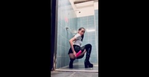 Paloma Public Gym Toilet Dildo Slut Play, yonoutof