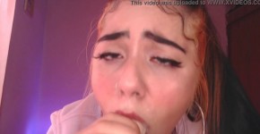 Egirl spits and drools all over cock - Ahegao blowjob, Jacobaaa