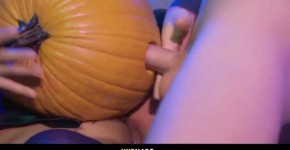 Horny lame guy fuck pumpkin and Maleficent cosplay girl - Polly Pons, ontith