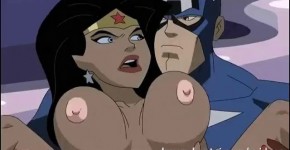 Fantastic Superhero Hentai Wonder Woman vs Captain America, CilayEalay