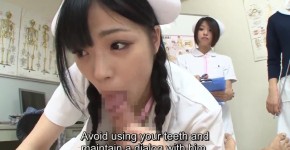JAV nurses CFNM handjob blowjob demonstration Subtitled, esofes