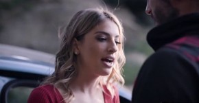 Teen babe Kristen Scott need help to fix her broken car and a horny mechanic came to help and fucked her as a payment for his se