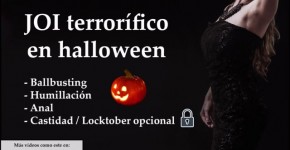 JOI terrorífico halloween. Anal, ballbusting, humillación..., limars