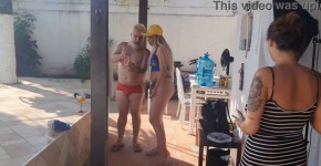 Pool Party na casa do El Toro De Oro com a nata do porno brasileiro . Mirella Mansur - Binho Ted - Paty Bumbum - El Toro De Oro 