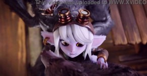 Tristana stretched by monster cocks, ehinge