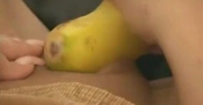 Fucking crazy girl with a cucumber in her pussy, ofasars