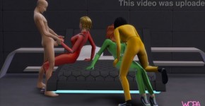 [TRAILER] Totally Spies having sex with Jerry - 3 women and an old man porn, edimarene