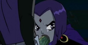 Teen Titans Raven Double Teamed Famous Toons Facial, poldnik