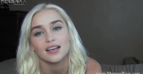 emilia clarke joc deepfake hornyfanz, Derenc
