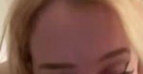 petite blondie swallows every last drop of cum! amadani Xsite, atofoung2u
