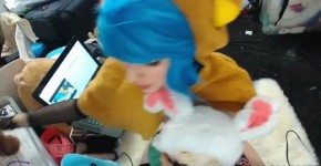 Great Pussy on Blue Haired Teen on Webcam, SarahBae94