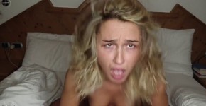 Epic creampie for a Frenchie Blonde Nympho: she gets drilled very hard multiple times by her ski instructor and has a super inte