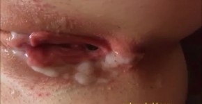 Sloppy Seconds Double Creampie using Cum as Lube - Cuckold Hubby goes last, ittasiss