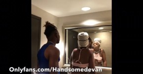 Handsomedevan & lia Tokyo bathroom sex tape leaked, Dim2indy