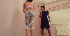 Teen tricked into getting naked for personal trainer and sucking his cock POV Indian, andate