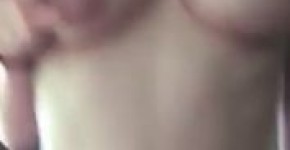 Just a quick ride with her big fake plastic tits, stolenpenny