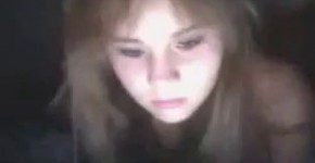 Busty Teen Girl Strips And Masturbates, DarkRaven7