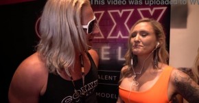 Reagan Lush Interview at Miami Exxxotica 2022 at the Coxxx Models booth, rareseson