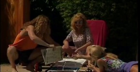 Rebecca Summer and Nina Hartley are having casual group sex with a very handsome gardener sex adventure, spaortsex