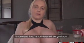 blonde mom with giant tits agree to have sex for some bucks, eratriclu