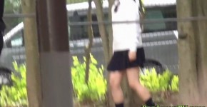 Watched oriental teenager peeing in street, lessiea23