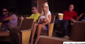 Bridgette fucks hard in movie theater by Seth huge dick, Lilyhepooo