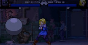 MUGEN Hentai Kuromaru vs Android 18, urisant