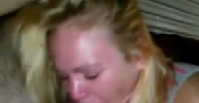 Ex girlfriend swallows my cum in back of my office, Tur22632and