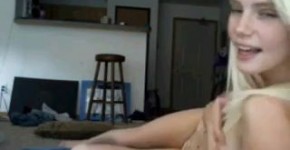 Blonde Teen Cam Girl Teasing, Phoequinox