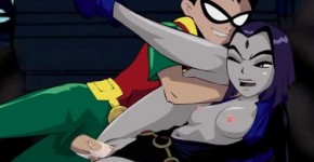 Teen Titans Robin Fuck Raven Famous Toons Facial, poldnik