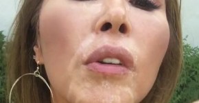 Kianna Dior Ok So I Just Took One Of Those Monster Cumshot Shots To The Face And I'm Freaking Dripping In Cumshot Watch Me Eat A