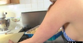 Two girls masturbate in the kitchen, Claudely