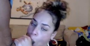 Big Ass Cam sexy Whore stackdshorty Deep Throats and Rides On a Huge Toy, FelePussy