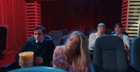 Ricky lowers himself down to fuck Athena in a spooning position, PlayBabe3