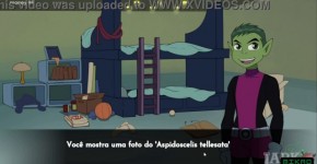 Teen Titans ep 7 Fiz Mutano se tornou Mulher e fiquei olhando sua Buceta, po33rict