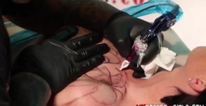Alterotic Marie Bossette Gets Tattooed On The Tits Victoria June Fuck, kintof