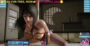 Hentai Babe Riding on Dildo,wonder Woman, Hot Porn Game, ranging