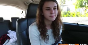 Stepdaughter seduces dad to get convertible, Usoker