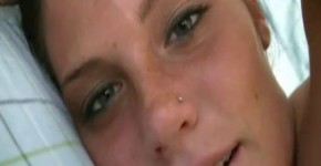 Little teen on bed opening her pussy, Kah5l48i3556l