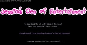 Bra and Panties Match (Strip-Wrestling Match) w, Loser gets strapped in a nappy (diaper)!! ~ Georgina Phillips vs Roxi Keogh, Pa