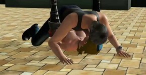 Cammy street fighter cosplay hentai game girl having sex with a strange man in new animated manga hentai with sex gameplay, ente