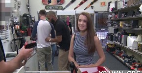 Nude little dilettante is paid to disrobe naked and then fuck, alouse