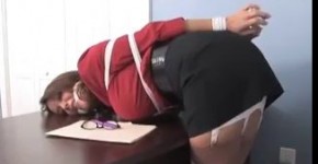 Bondage with Secretary Hottest porn In Office, manhataori